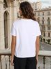 Sinsay Women's White Printed Round Neck T-Shirt | Sinsay In Lebanon