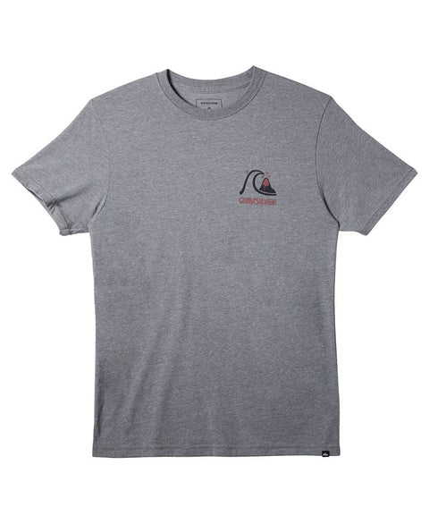 Quiksilver Men's Grey Printed Timeless Hours Mod T-Shirt | Quiksilver In Lebanon