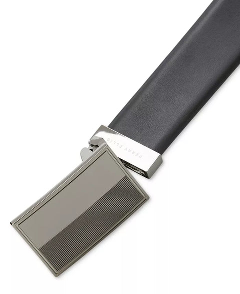 Perry Ellis Portfolio Men's Black & Brown Dress Belt | Perry Ellis Portfolio In Lebanon