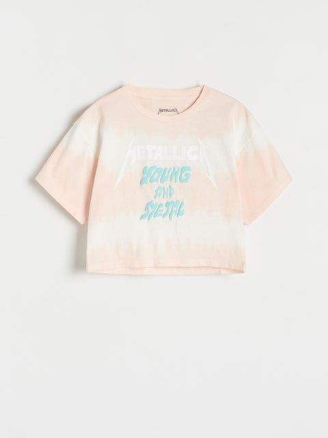 Reserved Girl's Multicolored Metallica Tie-Dye T-shirt | Reserved In Lebanon