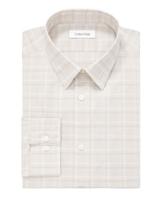 Calvin Klein Men's Beige Steel Slim Fit Shirt | Calvin Klein In Lebanon