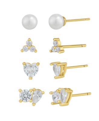 And Now This Women's 4pair Gold Earring| And Now This  in Lebanon