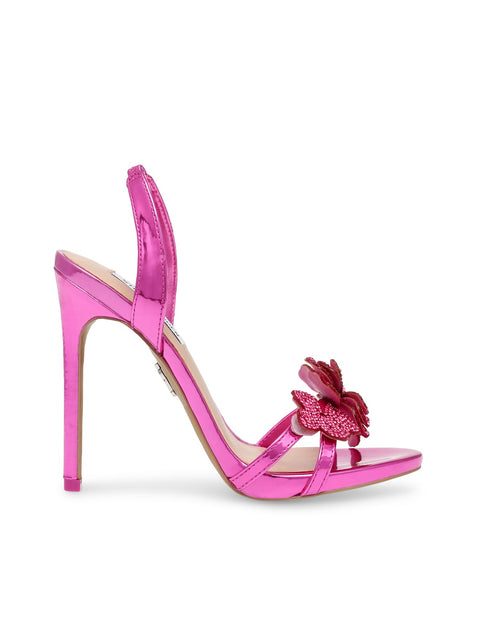Steve Madden Women's Flamingo Pink Synthetic Ez Does It Heeled Sandals |Steve Madden In Lebanon