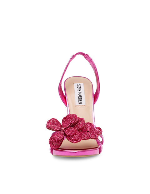 Steve Madden Women's Flamingo Pink Synthetic Ez Does It Heeled Sandals |Steve Madden In Lebanon