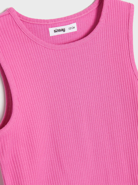 Sinsay Girl's Fuchsia Cami Tank Top | Sinsay In Lebanon