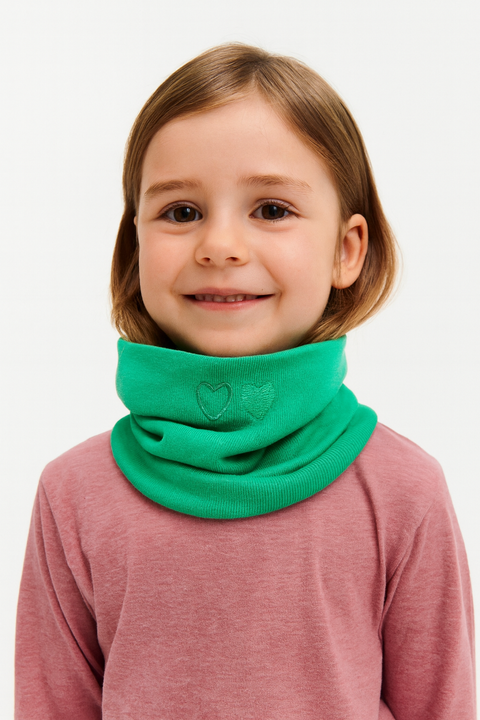 Reserved Girl's Green Neck Gaiter | Reserved In Lebanon