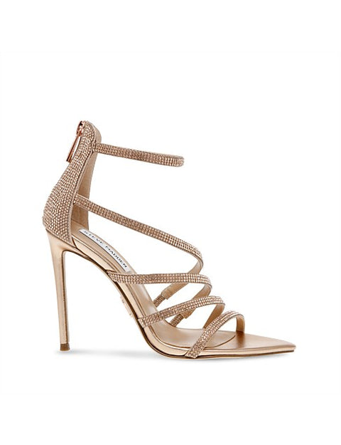 Steve Madden Women's Gold Heeled Sandal | Steve Madden In Lebanon