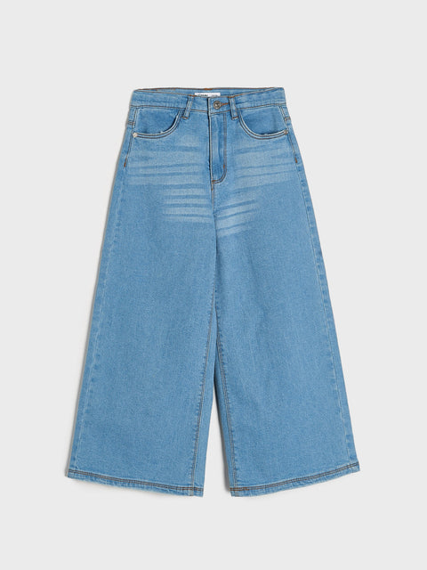 Sinsay Girl's Light Blue Wide Leg Jeans | Sinsay In Lebanon