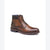 Johnston & Murphy Men's Brown Benton Leather Plain Toe Boots