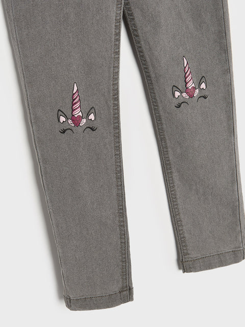 Sinsay Baby Girl's Grey Jeans | Sinsay In Lebanon
