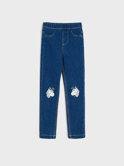 Sinsay Girl's Blue Printed leggings | Sinsay In Lebanon