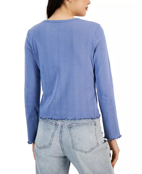 Rebellious One Women's Blue Long-Sleeve Blouse | Rebellious One In Lebanon