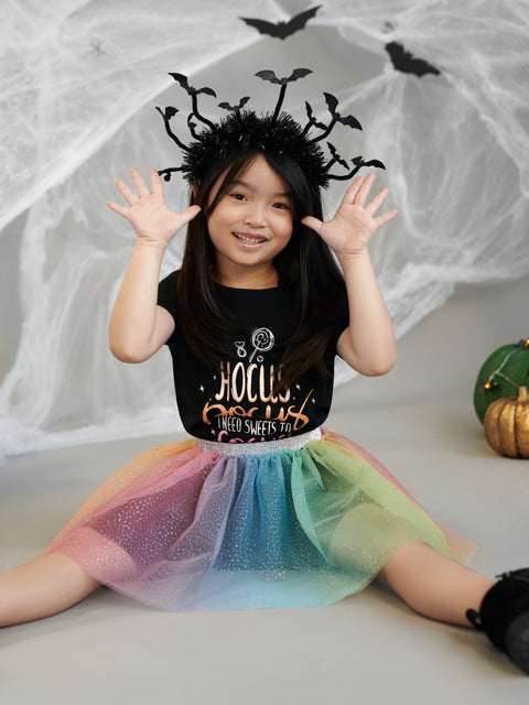 Sinsay Girl's Black with printed  T-Shirt |Sinsay in Lebanon