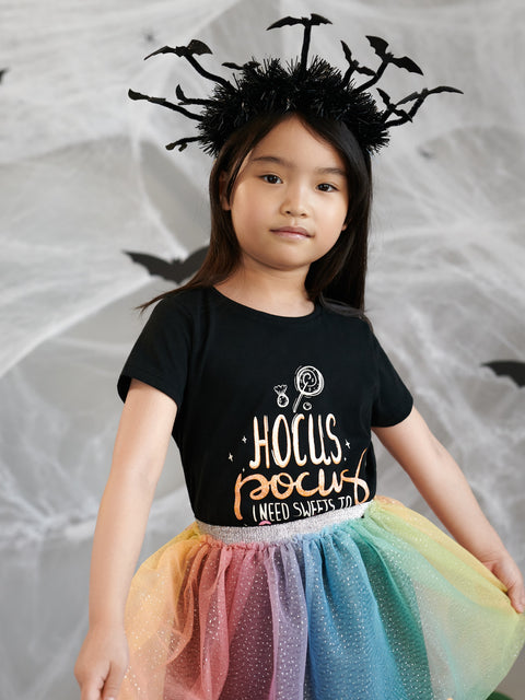 Sinsay Girl's Black with printed  T-Shirt |Sinsay in Lebanon