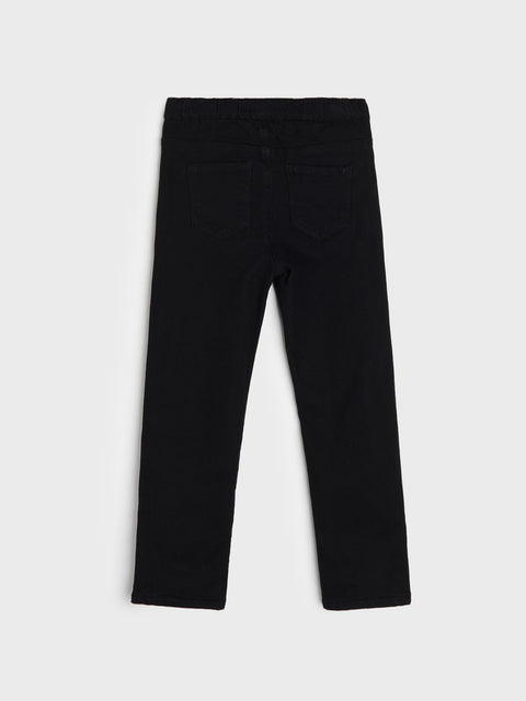 Black pants on a white background