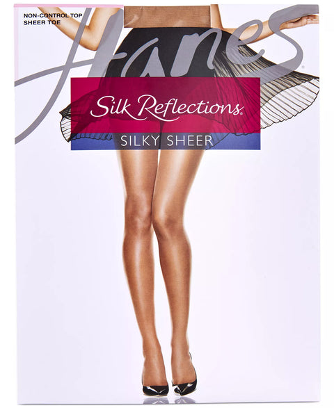 Hanes Women's Transparent Silk Reflections Sheer Toe Pantyhose|Hanes In Lebanon