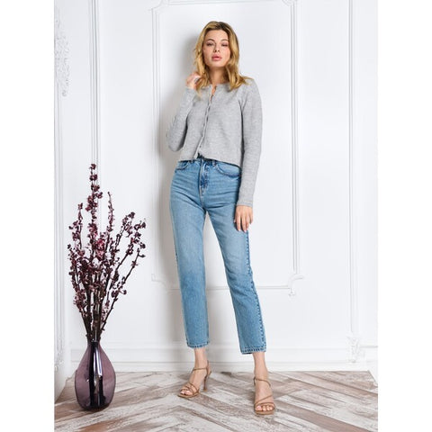 Sinsay Women's Blue Mom Fit Jeans | Sinsay In Lebanon