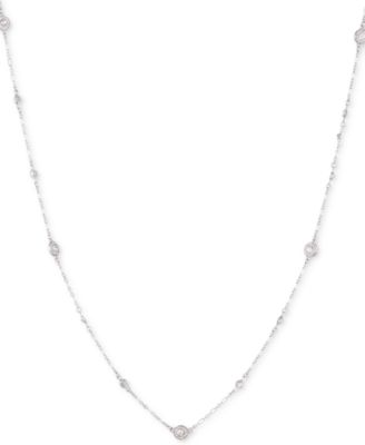 Ralph Lauren Women's Silver Long Crystal Necklace | Ralph Lauren in Lebanon