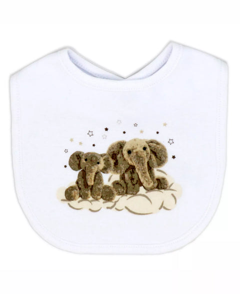 Rock-A-Bye Baby Boutique Unisex White Dreamy Elephants Layette, 5 Piece Set | Rock-A-Bye Baby Boutique In Lebanon
