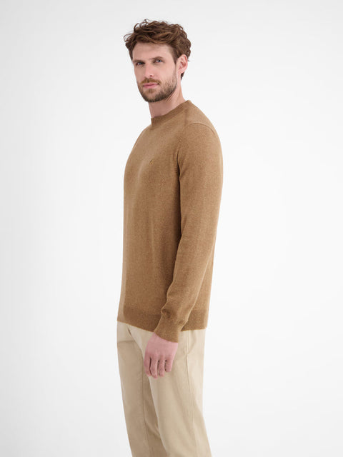 Jack & Jones Men's Camel Crew Neck Sweater | Jack & Jones In Lebanon