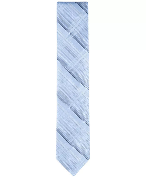 Calvin Klein Men's Blue Ansel Shaded Plaid Tie | Calvin Klein In Lebanon
