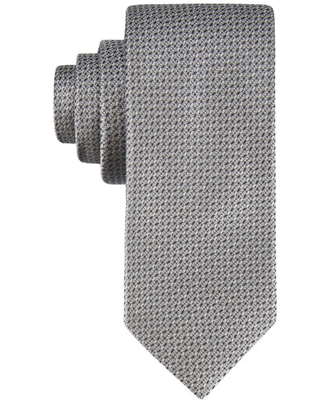 Calvin Klein Men's Charcoal Arlo Dot-Pattern Tie | Calvin Klein In Lebanon