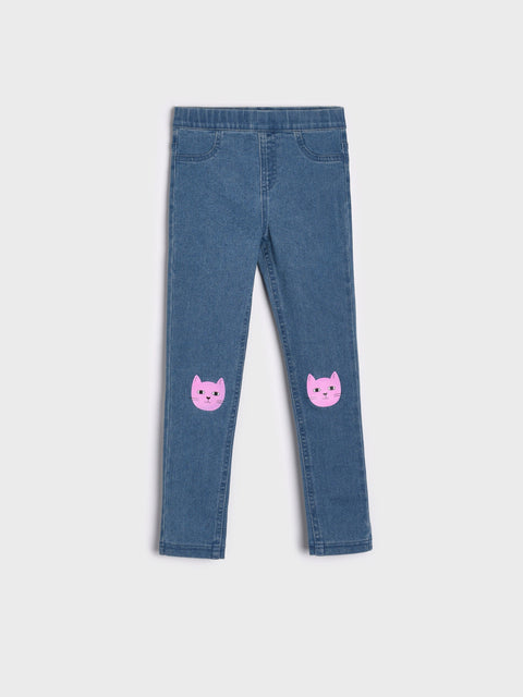 Sinsay Baby Girl's Multi Blue Leggings Jeans | Sinsay In Lebanon