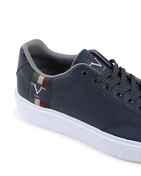 V Italia By Versace Men's Navy Blue SNK 001 Sneakers | V Italia In Lebanon