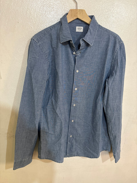Celio Men's Blue Denim Shirt | Celio in Lebanon