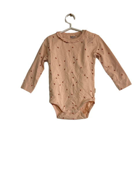 POMPdeLUX Baby Girl's Pink Bodysuit |POMPdeLUX in Lebanon