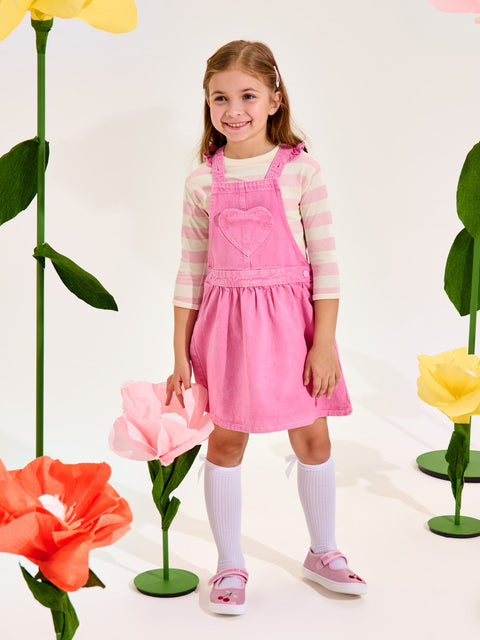 Sinsay Girl's Pink Denim Strappy Dress|Sinsay In Lebanon