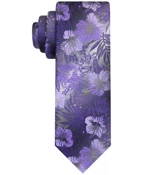 Van Heusen Men's Purple Classic Floral Tie | Van Heusen In Lebanon