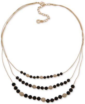 Anne Klein Women's Multicolor 3 Layered Necklace | Anne Klein in Lebanon