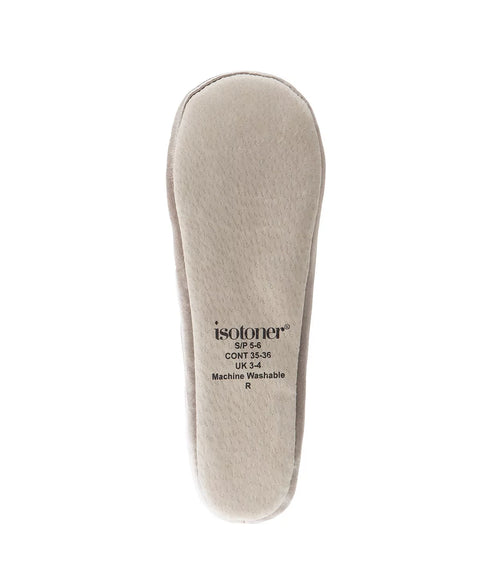 Isotoner Signature Women's Sand Trap Satin Ballerina Slippers With Bow | Isotoner Signature In Lebanon