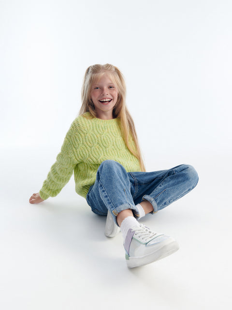 Reserved Girl's Dark Blue Classic Baggy Jeans | Reserved In Lebanon