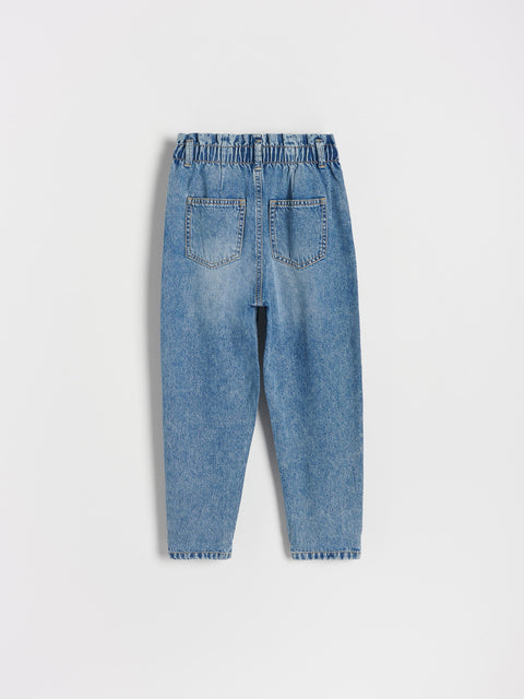 Reserved Girl's Dark Blue Classic Baggy Jeans | Reserved In Lebanon