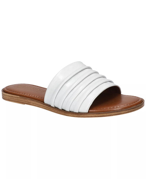 Bella Vita Women's White Italy Rya-Italy Flat Slide Sandals |  Bella Vita in Lebanon