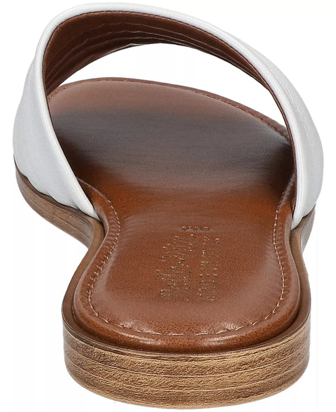 Bella Vita Women's White Italy Rya-Italy Flat Slide Sandals |  Bella Vita in Lebanon