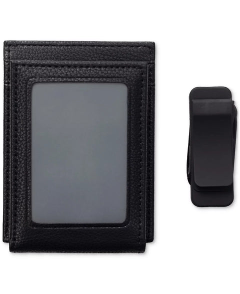 Kenneth Cole Reaction Men's Black Wallet & Money Clip Set | Kenneth Cole Reaction In Lebanon