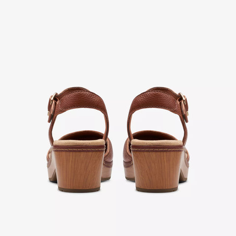 Clarks Women's Brown Paizlee Bay Clog Leather Heel | Clarks In Lebanon