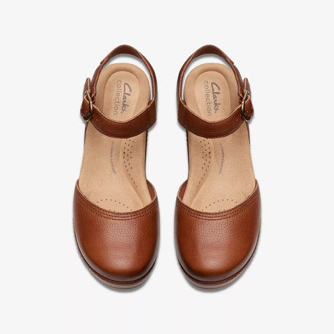 Clarks Women's Brown Paizlee Bay Clog Leather Heel | Clarks In Lebanon