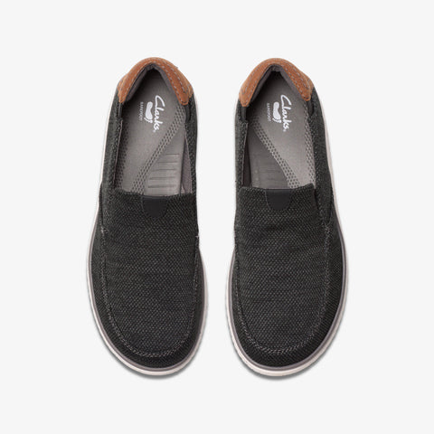 Clarks Men's Black Combi Relaxlite Step Loafers | Clarks In Lebanon