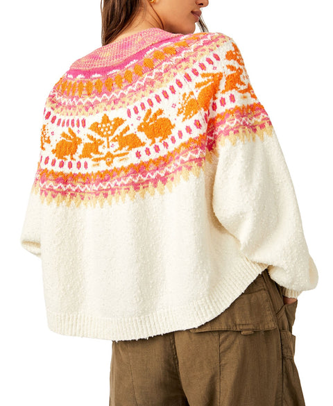 Free People Women's Multicolor Boat Neck Sweater | Free People In Lebanon