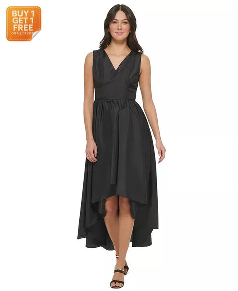 DKNY Women's Black V-Neck Dress |DKNY  In Lebanon