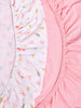 Sinsay White & Pink Elasticated Bed Sheet 60 x 120 Cm 2 Pack | Sinsay In Lebanon