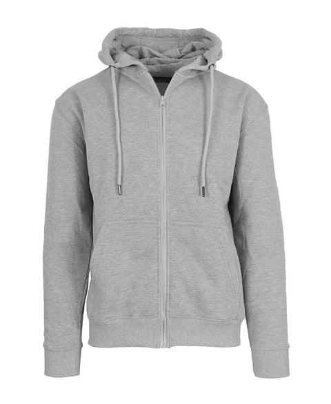 Blue Ice Men's Gray Fleece-Lined Full-Zip Hooded Jacket | Blue Ice In Lebanon