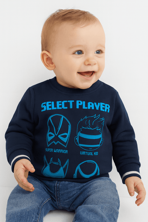 S.Oliver Baby Boy's Navy Long-Sleeve Sweatshirt |S.Oliver in Lebanon