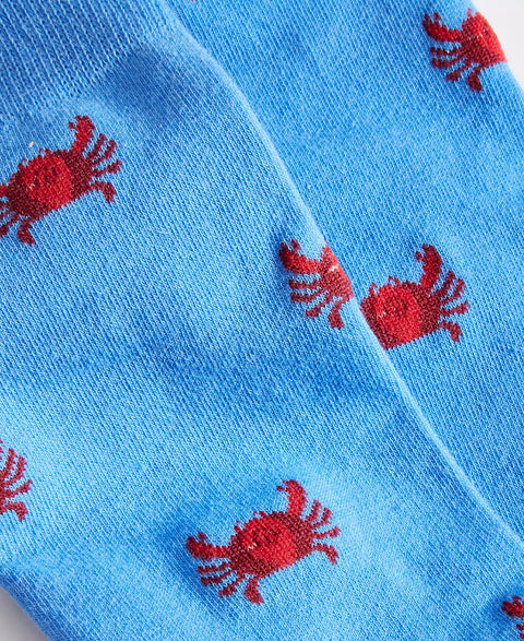 Club Room Men's Blue Crab Crew Socks  | Club Room in Lebanon