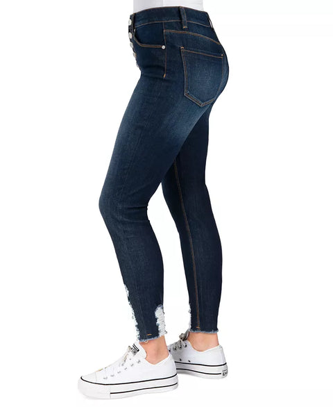 Indigo Rein Women's Dark Blue Curvy High Rise Skinny Ankle Jeans | Indigo Rein in Lebanon