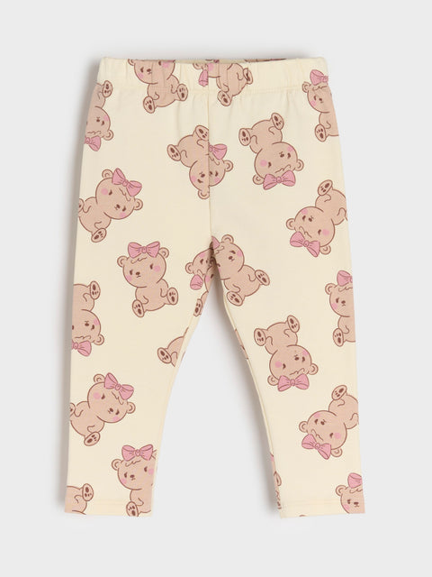 Sinsay Baby Girl's Pink/Beige Thick Knit Leggings 2-Pack | Sinsay In Lebanon